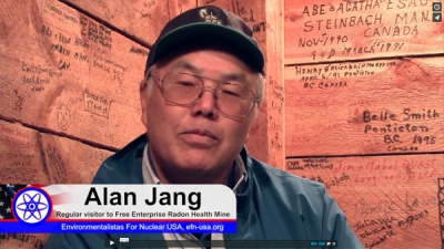 Alan Jang on Personal Health Benefits of Radon Health Mines - Video interview with Bruno Comby France USofA