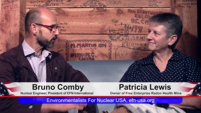 History of the Free Enterprise Radon Mine. Video interview with Bruno Comby and Patricia Lewis: France USofA